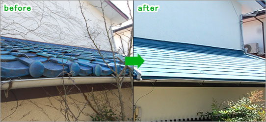 外壁塗装、屋根塗装　施工例事例