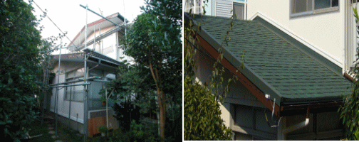 屋根葺き替え及び外壁塗装工事