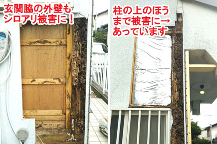 屋根修理·シロアリ改修工事　施工事例